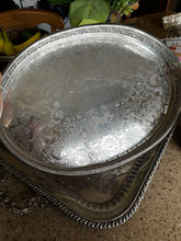 English Silverplate Gallery Tray